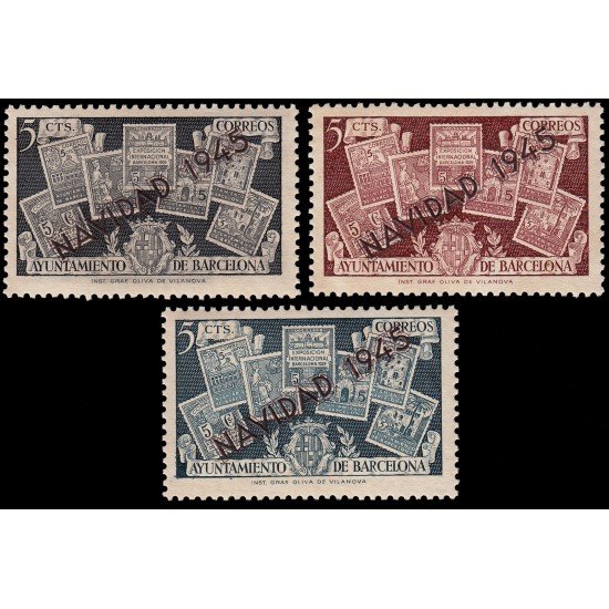 España Spain Barcelona SH NE 32 1945 Navidad MNH España Spain Barcelona SH NE 32 1945 Navidad MNH
