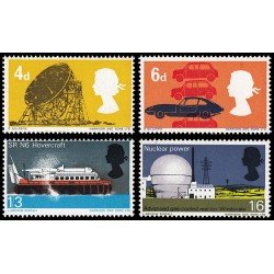 Gran Bretaña 449/52 1966 Tecnología nacional MNH Gran Bretaña 449/52 1966 Tecnología nacional MNH