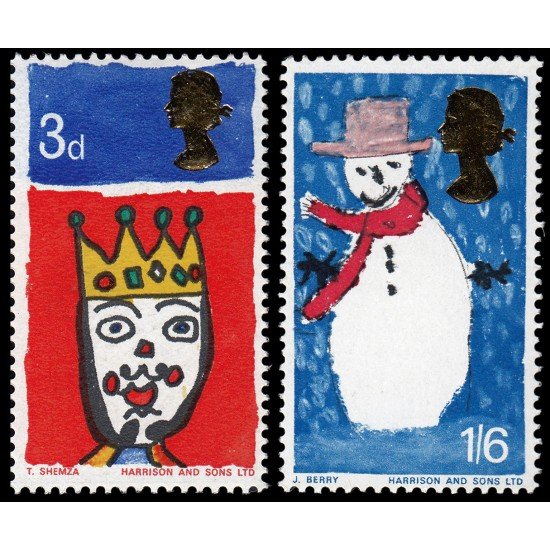 Gran Bretaña 461/62 1966 Navidad MNH Gran Bretaña 461/62 1966 Navidad MNH