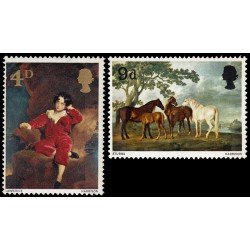 Gran Bretaña 491/92 1967 Pintores británicos MNH Gran Bretaña 491/92 1967 Pintores británicos MNH