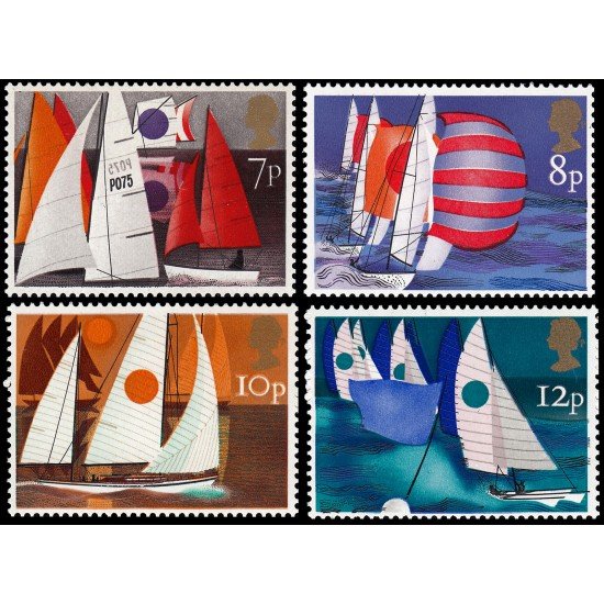 Gran Bretaña 756/59 1975 Navegación de placer MNH Gran Bretaña 756/59 1975 Navegación de placer MNH