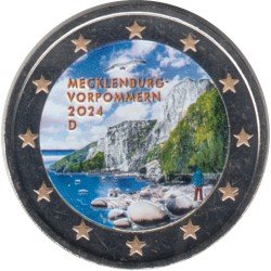 Alemania 2024 2 € euros conmemorativos Color Königsstuhl Alemania 2024 2 € euros conmemorativos Color Königsstuhl