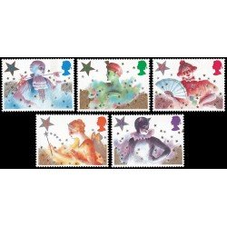 Gran Bretaña 1202/06 1985 Navidad Personajes de pantomima MNH Gran Bretaña 1202/06 1985 Navidad Personajes de pantomima MNH