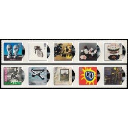 Gran Bretaña 3225/34 2010 Portadas de álbums clásicos Autoadhesivos Gran Bretaña 3225/34 2010 Portadas de álbums clásicos Autoadhesivos