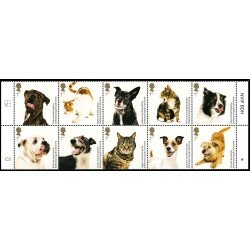 Gran Bretaña 3284/93 2010 Fauna 150 aniv. del hogar de perros de Battersea MNH Gran Bretaña 3284/93 2010 Fauna 150 aniv. del hogar de perros de Battersea MNH