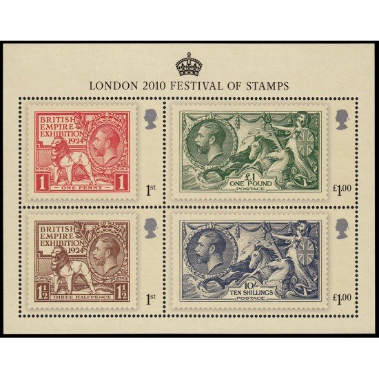 Gran Bretaña HB 73 2010 Exposición filatélica internacional Londres MNH Gran Bretaña HB 73 2010 Exposición filatélica internacional Londres MNH
