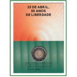 Portugal 2024 Cartera Of Coin Card Moneda 2 € Av. 25 de abril Portugal 2024 Cartera Of Coin Card Moneda 2 € Av. 25 de abril
