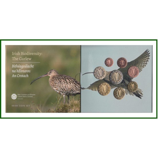 Irlanda 2024 Cartera Oficial Monedas € euro Biodiversidad en Irlanda Zarapito Irlanda 2024 Cartera Oficial Monedas € euro Biodiversidad en Irlanda Zarapito