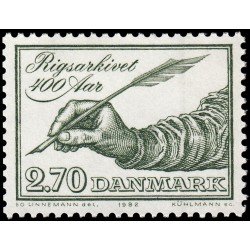 Dinamarca  Denmark 764 1982 400 aniv. del Archivo Estatal MNH