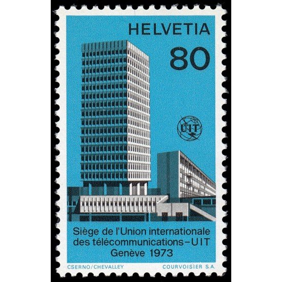 Suiza Switzerland Servicios 441 1973 Nuevo edificio MNH Suiza Switzerland Servicios 441 1973 Nuevo edificio MNH