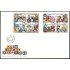 Suecia Sweden SPD FDC 2530/37 2006 50 años de series infantiles en la televisión sueca Sobre primer día