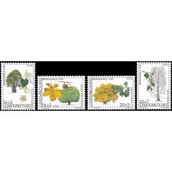 Luxemburgo 1330/33 1995 Beneficencia Los áboles de nuestras regiones MNH Luxemburgo 1330/33 1995 Beneficencia Los áboles de nuestras regiones MNH