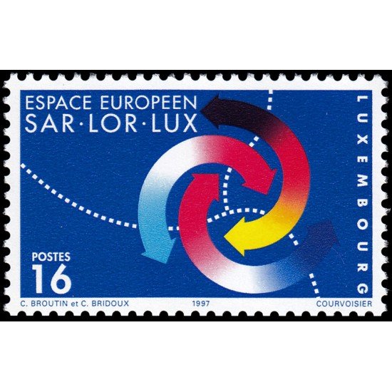 Luxemburgo 1375 1997 Región Europea de Sarre-Lorena-Luxemburgo Sar-Lor-Lux MNH Luxemburgo 1375 1997 Región Europea de Sarre-Lorena-Luxemburgo Sar-Lor-Lux MNH
