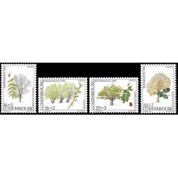 Luxemburgo 1354/57 1996 Beneficencia Los áboles de nuestras regiones MNH Luxemburgo 1354/57 1996 Beneficencia Los áboles de nuestras regiones MNH