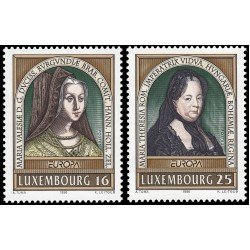 Luxemburgo 1340/41 1996 Europa Mujeres célebres MNH Luxemburgo 1340/41 1996 Europa Mujeres célebres MNH