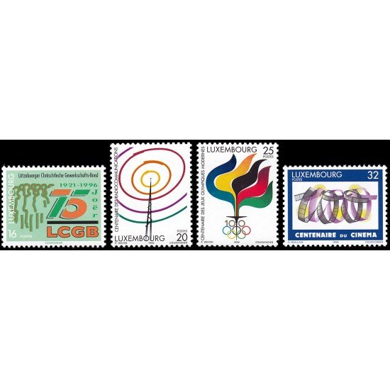 Luxemburgo 1342/45 1996 Aniversarios MNH Luxemburgo 1342/45 1996 Aniversarios MNH