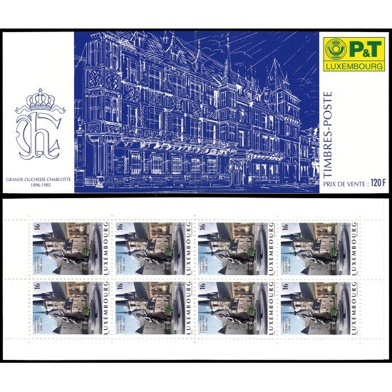 Luxemburgo 1338 C1338 1996 Centenario del Nacimiento de la Gran Duquesa Carlota Carnet MNH Luxemburgo 1338 C1338 1996 Centenario del Nacimiento de la Gran Duquesa Carlota Carnet MNH