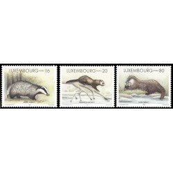 Luxemburgo 1350/52 1996 Fauna en peligro de extinción MNH Luxemburgo 1350/52 1996 Fauna en peligro de extinción MNH