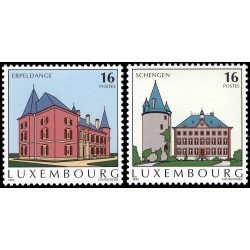 Luxemburgo 1325/26 1995 Turismo Castillos MNH Luxemburgo 1325/26 1995 Turismo Castillos MNH