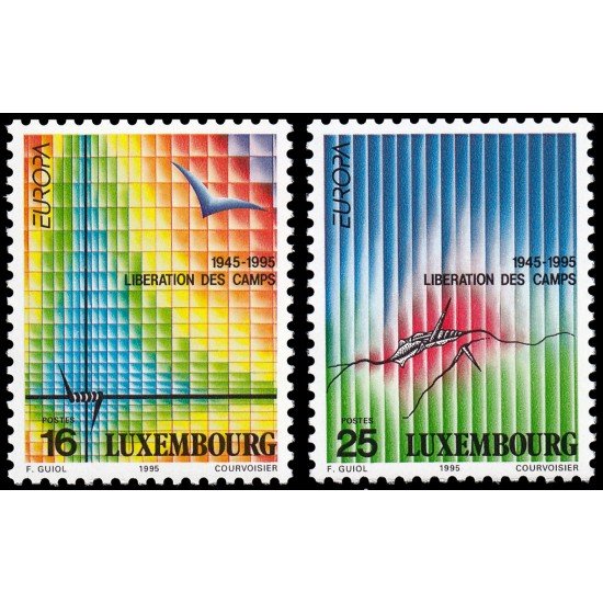 Luxemburgo 1318/19 1995 Europa C.E.P.T. Paz y Libertad MNH Luxemburgo 1318/19 1995 Europa C.E.P.T. Paz y Libertad MNH
