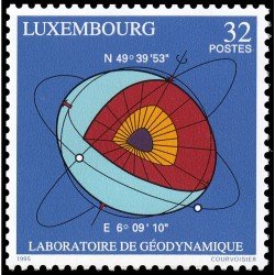 Luxemburgo 1321 1995 Diagrama y Sección de la Tierra MNH Luxemburgo 1321 1995 Diagrama y Sección de la Tierra MNH