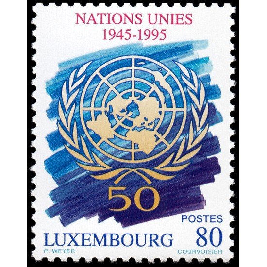 Luxemburgo 1322 1995 50 Aniv. de las Naciones Unidas MNH Luxemburgo 1322 1995 50 Aniv. de las Naciones Unidas MNH
