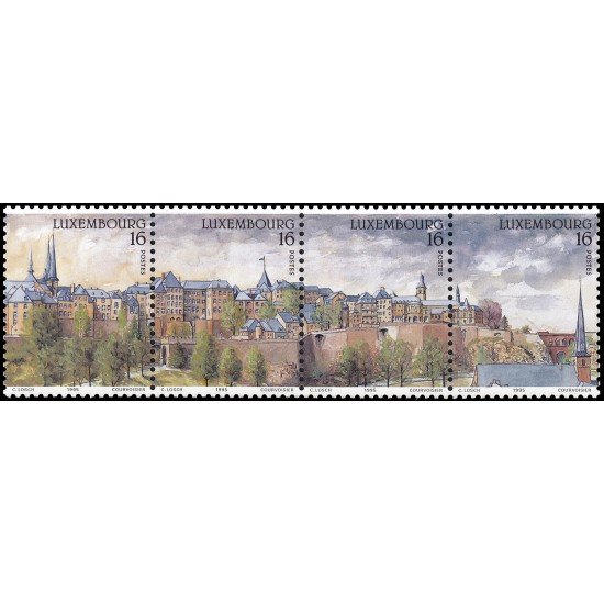 Luxemburgo 1313/16 1995 Luxemburgo, Ciudad Europea de la Cultura Vista panorámica MNH Luxemburgo 1313/16 1995 Luxemburgo, Ciudad Europea de la Cultura Vista panorámica MNH