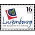 Luxemburgo 1317 1995 Luxemburgo, ciudad europea de la cultura Emblema de Jacques Nicolay MNH