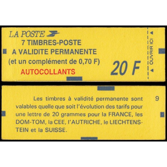 France Francia Carnet 1504-C Tipo Marianne de Briat 4 sellos nº 2874 + 1 viñeta y 3 nº 2874 + 1 nº 2873 + 1 viñeta Autoadhesivos France Francia Carnet 1504-C Tipo Marianne de Briat 4 sellos nº 2874 + 1 viñeta y 3 nº 2874 + 1 nº 2873 + 1 viñeta Autoadhesivos