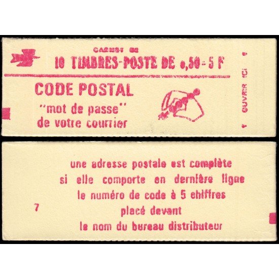 France Francia Carnets 1664-C3 Tipo Marianne de Bequet 10 sellos MNH France Francia Carnets 1664-C3 Tipo Marianne de Bequet 10 sellos MNH