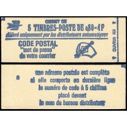 France Francia Carnets 1816-C1 Tipo Marianne de Bequet 5 sellos MNH France Francia Carnets 1816-C1 Tipo Marianne de Bequet 5 sellos MNH