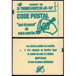 France Francia Carnets 1970-C1 Tipo Sabine de Gandon verde 20 sellos MNH France Francia Carnets 1970-C1 Tipo Sabine de Gandon verde 20 sellos MNH