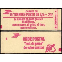 France Francia Carnets 2274-C2 Tipo Libertad de Delacroix rojo 10 sellos MNH France Francia Carnets 2274-C2 Tipo Libertad de Delacroix rojo 10 sellos MNH