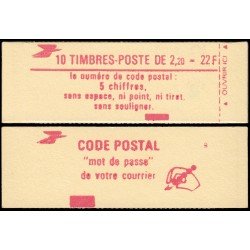 France Francia Carnets 2376-C3 Tipo Libertad de Delacroix rojo 10 sellos MNH France Francia Carnets 2376-C3 Tipo Libertad de Delacroix rojo 10 sellos MNH