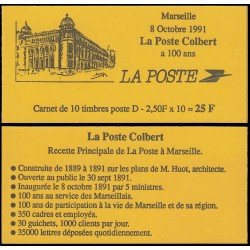 France Francia Carnets 2712-C1 Tipo Marianne de Briat rojo 10 sellos MNH France Francia Carnets 2712-C1 Tipo Marianne de Briat rojo 10 sellos MNH