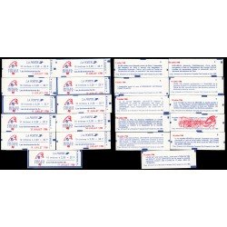 France Francia Carnets 2376-C12A Tipo Marianne de Delacorix Serie de 11 carnets diferentes MNH France Francia Carnets 2376-C12A Tipo Marianne de Delacorix Serie de 11 carnets diferentes MNH