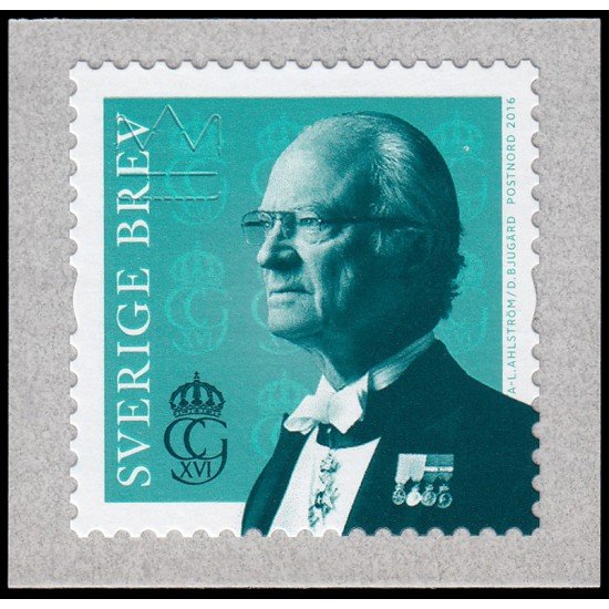 Suecia Sweden 3109 2016 Rey Carlos Gustavo XVI Autoadhesivo Suecia Sweden 3109 2016 Rey Carlos Gustavo XVI Autoadhesivo