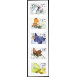 Suecia Sweden 3138/42 2017 Fauna Insectos Mariposas Autoadhesivos Suecia Sweden 3138/42 2017 Fauna Insectos Mariposas Autoadhesivos