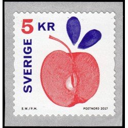 Suecia Sweden 3166 2017 Flora Fruta Manzana Autoadhesivo Suecia Sweden 3166 2017 Flora Fruta Manzana Autoadhesivo