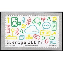 Suecia Sweden 3172 2017 Innovaciones digitales Autoadhesivo Suecia Sweden 3172 2017 Innovaciones digitales Autoadhesivo