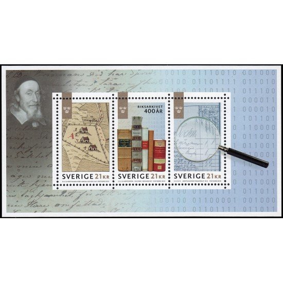 Suecia Sweden F3191 2018 400 Años de Archivos Nacionales MNH Suecia Sweden F3191 2018 400 Años de Archivos Nacionales MNH