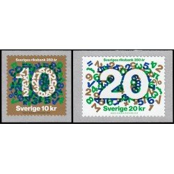 Suecia Sweden 3194/95 2018 350 años del Banco de Suecia Autoadhesivos Suecia Sweden 3194/95 2018 350 años del Banco de Suecia Autoadhesivos