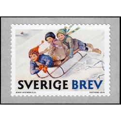 Suecia Sweden 3221 2018 Navidad Arte de Jenny Nyström Autoadhesivo Suecia Sweden 3221 2018 Navidad Arte de Jenny Nyström Autoadhesivo