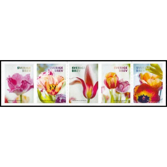 Suecia Sweden 3239/43 2019 Flora Flores Tulipanes Autoadhesivos Suecia Sweden 3239/43 2019 Flora Flores Tulipanes Autoadhesivos