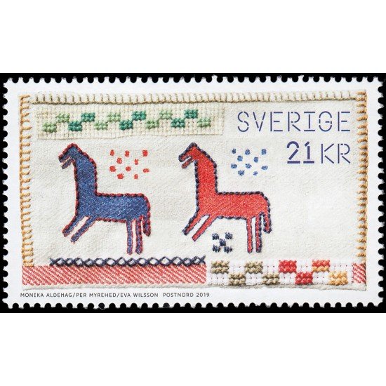 Suecia Sweden 3245 2019 Artesanías textiles MNH Suecia Sweden 3245 2019 Artesanías textiles MNH