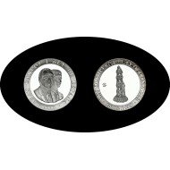 España Spain 1990 2000 ptas Juan Carlos I Barcelona 92 Castellers Plata Ag