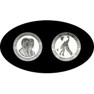 España Spain 1990 2000 ptas Juan Carlos I Barcelona 92 Basket Plata Ag