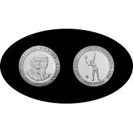 España Spain 1991 2000 ptas Juan Carlos I Barcelona 92 Tennis Plata Ag