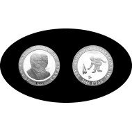 España Spain 1991 2000 ptas Juan Carlos I Barcelona 92 Bolos Plata Ag