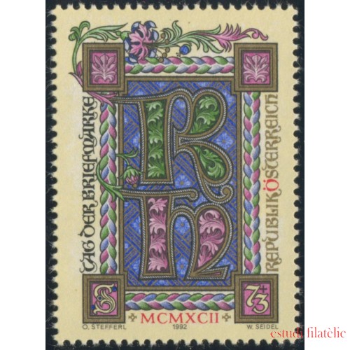 VAR3/S Öesterreich Austria  Nº 1894  1992  Día del sello Lujo